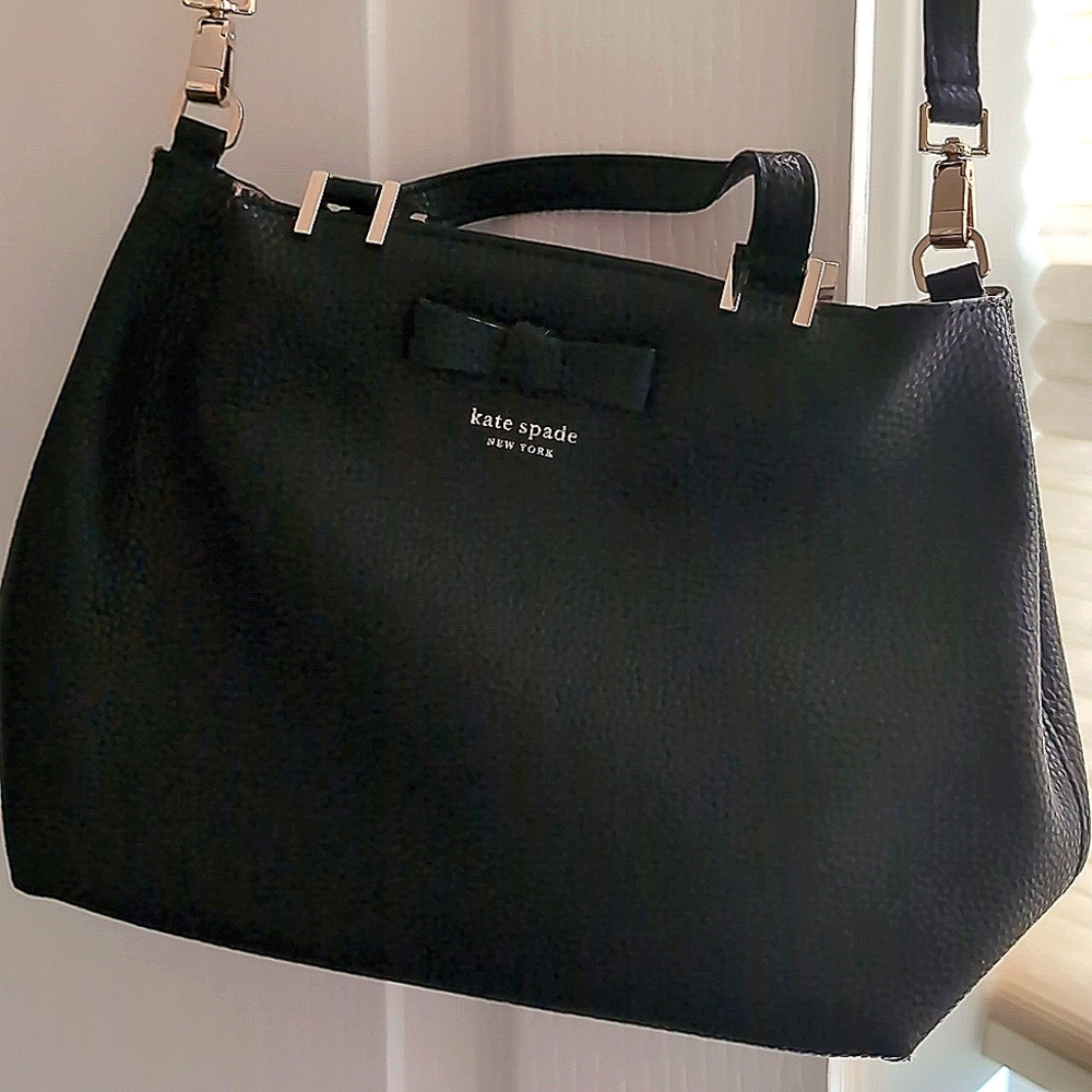 Kate Spade NY Gwyn Pershing Street Satchel in Black. Low Price